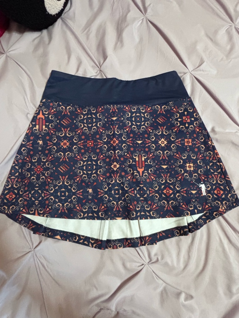 William Murray Pickleball Skort Small Blue Athletic Skirt Built-In Shorts Preppy